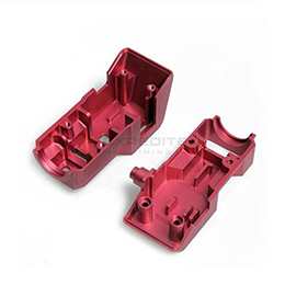 Red Anodized Aluminum CNC Parts