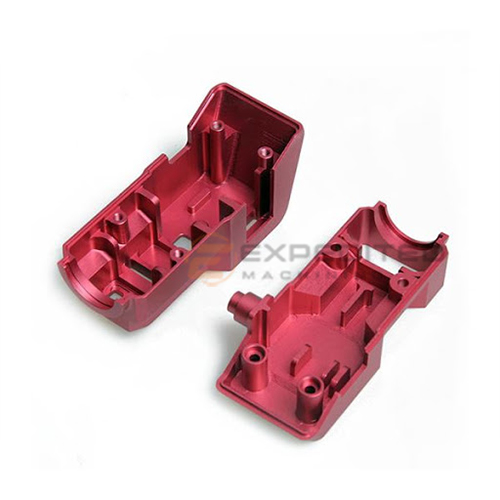 Red Anodized Aluminum CNC Parts